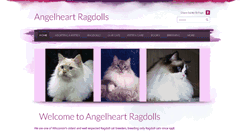 Desktop Screenshot of angelheartragdolls.com