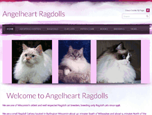 Tablet Screenshot of angelheartragdolls.com